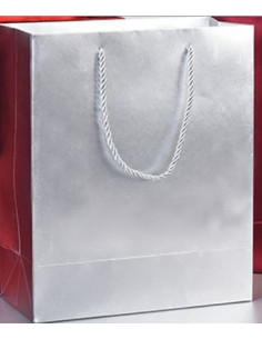 PRESENTPÅSE SILVER M