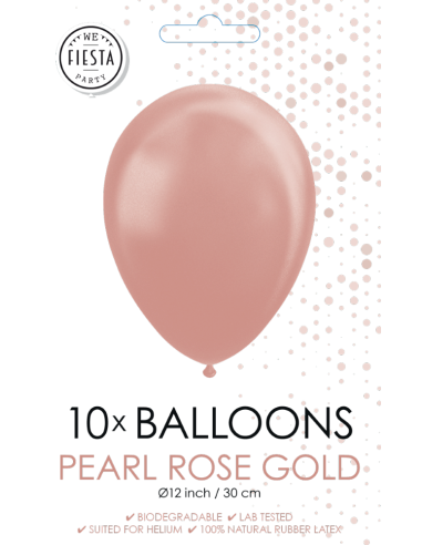 BALLONGER 10P ROSEGOLD