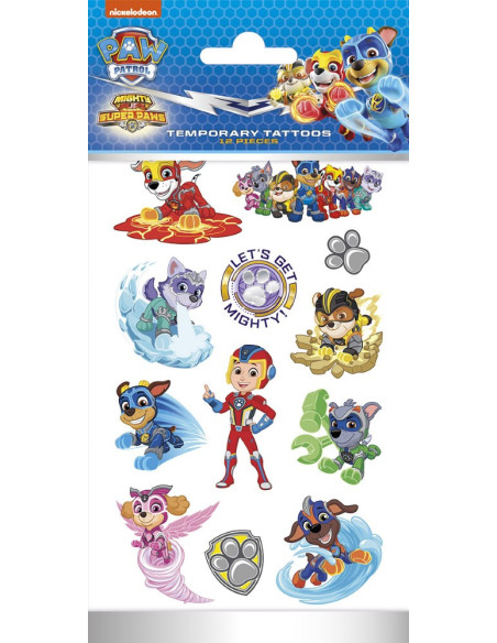 TATTOO MIGHTY PAW PATROL
