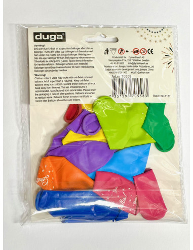 BALLONGER GRATTIS 10P 25CM