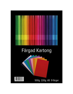 FÄRGAD KARTONG A5