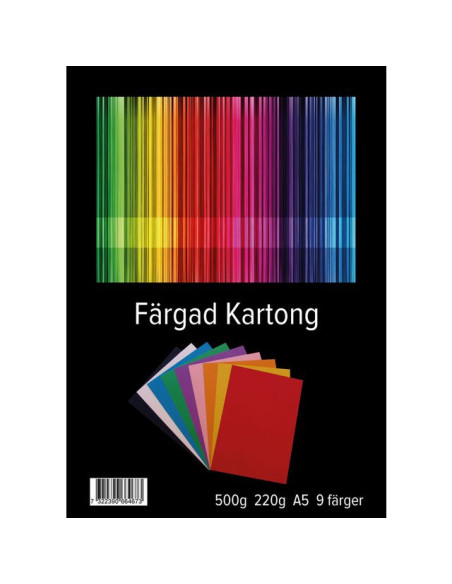 FÄRGAD KARTONG A5