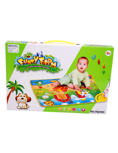 LEKMATTA LJUD LJUS 72X50CM