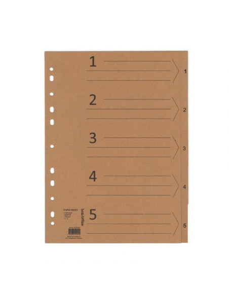 REGISTER 1-5 KRAFTPAPPER