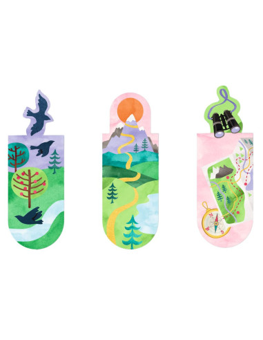 BOKMÄRKE MAGNET VANDRING 3P