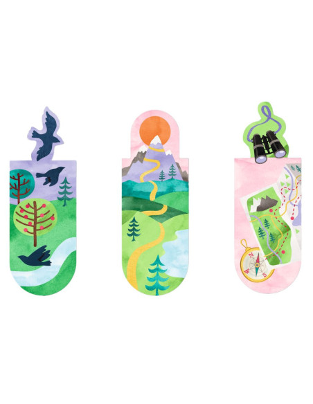 BOKMÄRKE MAGNET VANDRING 3P