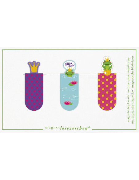 BOKMÄRKE MAGNET GRODAN 3P