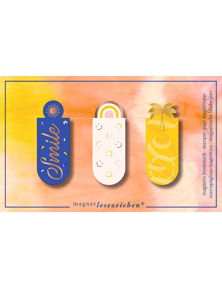 BOKMÄRKE MAGNET SMILE 3P