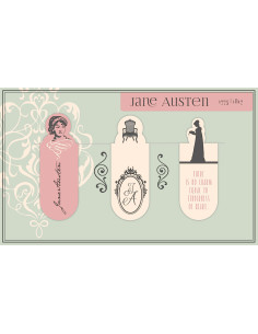 BOKMÄRKE MAGNET JANE AUSTEN 3P