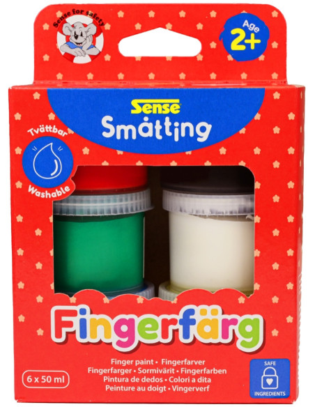 FINGERFÄRG 6P SMÅTTING