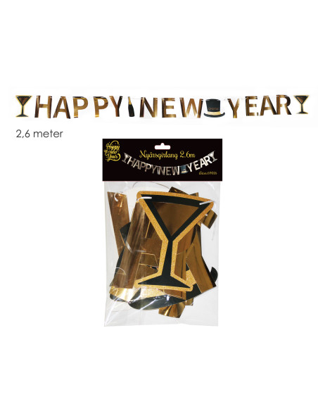HAPPY NEW YEAR GIRLANG 2,5M