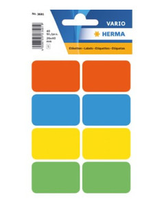 ETIKETTER FÄRGMIX 26X40MM 3681
