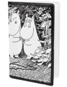 PLÅNKA MUMIN SVARTVIT