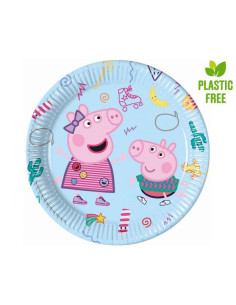 TALLRIK PEPPA PIG 23CM 8P
