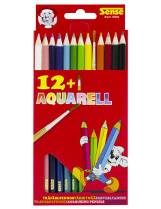 TRÄFÄRGPENNOR AKVARELL 12ST