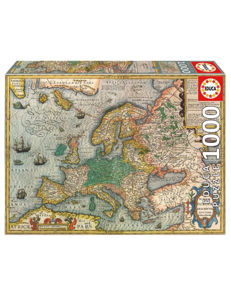 1000B MAP OF EUROPE