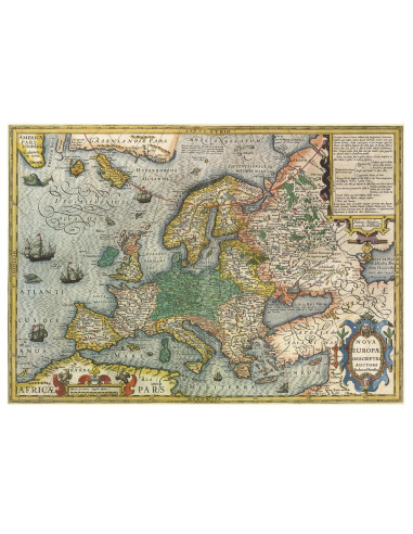 1000B MAP OF EUROPE