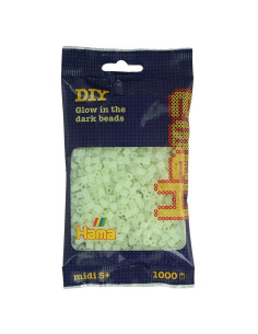 HAMA PÄRLOR GLOW GREEN 1000P