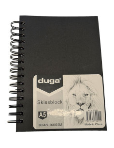 SKISSBLOCK A5 100GSM 80ARK