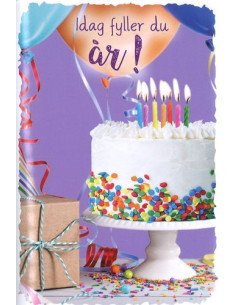 SPELANDE KORT BIRTHDAY