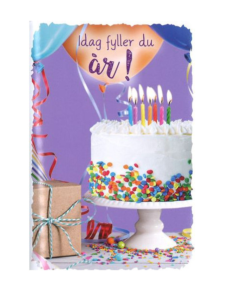 SPELANDE KORT BIRTHDAY