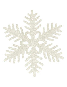 HÄNGE SNÖFLINGA VIT 6P