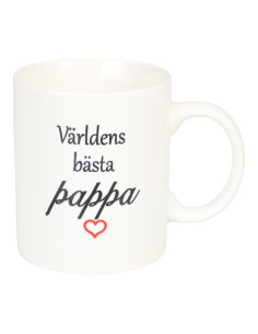 MUGG BÄSTA PAPPA HJÄRTA
