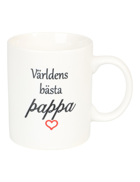 MUGG BÄSTA PAPPA HJÄRTA