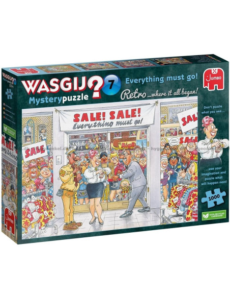 WASGIJ RETRO BLÅ 7 REA