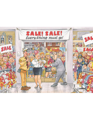 WASGIJ RETRO BLÅ 7 REA