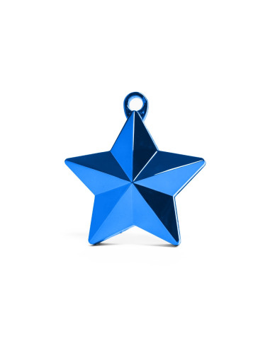 BALLONGTYNGD STJÄRNA BLÅ