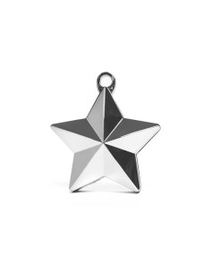 BALLONGTYNGD STJÄRNA SILVER 2