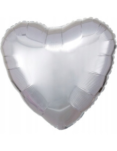 HELIUM HJÄRTA SILVER