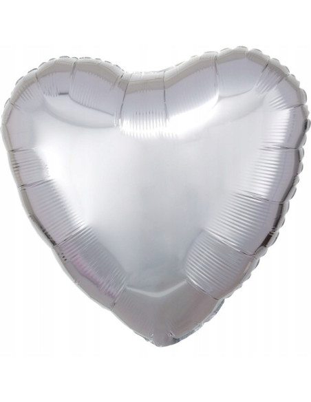 HELIUM HJÄRTA SILVER