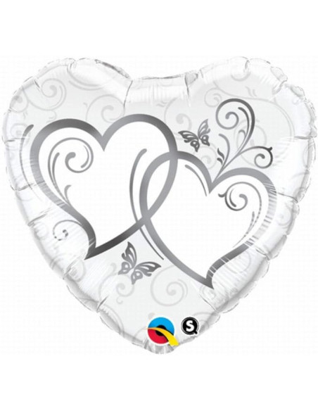HELIUM WEDDING SILVER