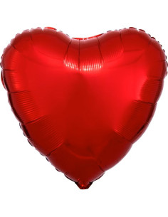 HELIUM HJÄRTA RÖD