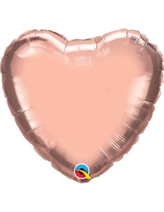 HELIUM HJÄRTA ROSE