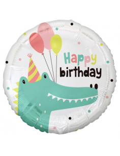 HELIUM HAPPY BDAY CROCODILE