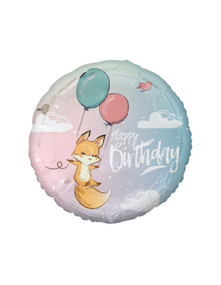 HELIUM HAPPY BDAY FOX