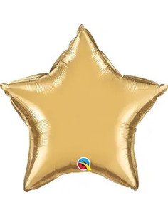 HELIUM STJÄRNA GULD MATT
