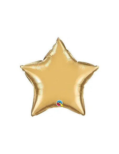 HELIUM STJÄRNA GULD MATT