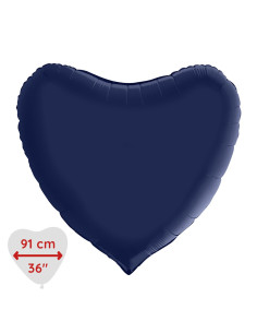 HELIUM HJÄRTA NAVY L