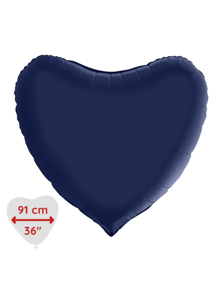HELIUM HJÄRTA NAVY L