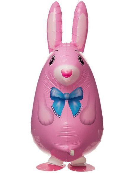 WALKING PINK RABBIT