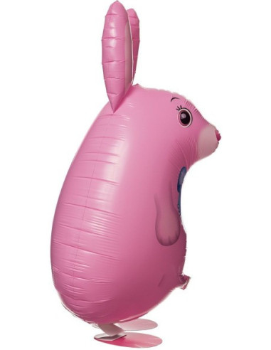 WALKING PINK RABBIT
