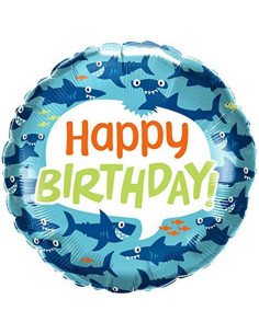 HELIUM BDAY SHARKS