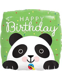 HELIUM BDAY GREEN PANDA