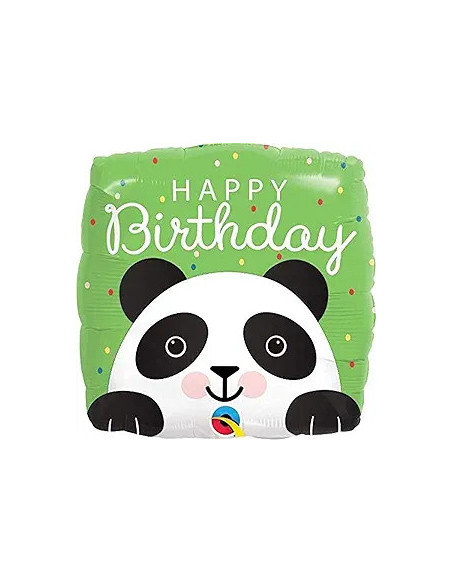 HELIUM BDAY GREEN PANDA