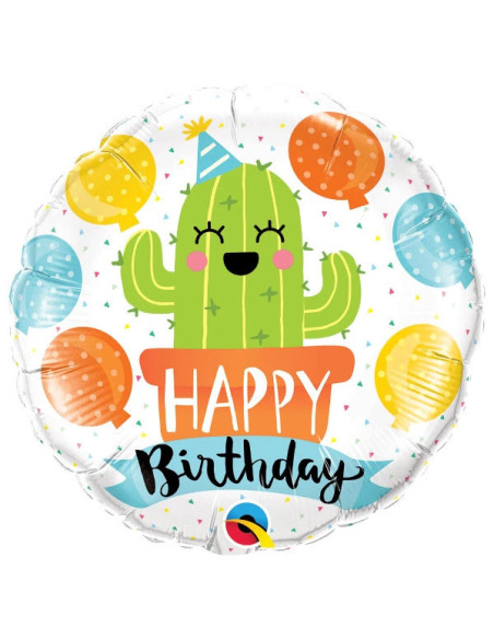 HELIUM BDAY CACTUS