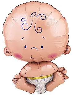 HELIUM BIG WELCOME BABY LARGE